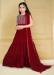 Picture of Superb Georgette Maroon Kids Lehenga Choli