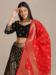 Picture of Beautiful Net & Silk Black Lehenga Choli