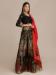 Picture of Beautiful Net & Silk Black Lehenga Choli