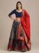 Picture of Splendid Net & Silk Dark Slate Blue Lehenga Choli