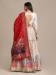 Picture of Gorgeous Net & Silk White Lehenga Choli