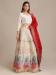 Picture of Gorgeous Net & Silk White Lehenga Choli