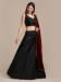 Picture of Appealing Net & Silk Black Lehenga Choli