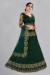 Picture of Pretty Net & Silk Sea Green Lehenga Choli