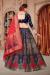 Picture of Georgette & Silk Dark Slate Grey Lehenga Choli