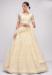 Picture of Good Looking Net Beige Lehenga Choli