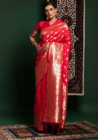 Picture of Enticing Silk Brown Saree