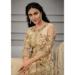 Picture of Sublime Net Burly Wood Straight Cut Salwar Kameez