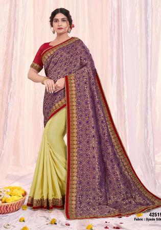 Picture of Splendid Silk Medium Orchid Saree