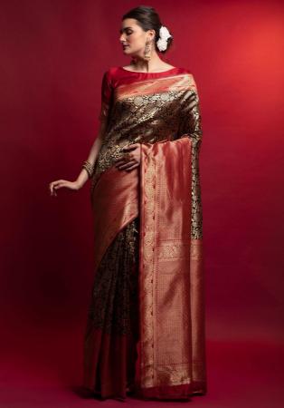 Picture of Splendid Silk Maroon Saree