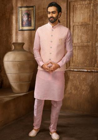 Picture of Marvelous Silk Rosy Brown Kurtas