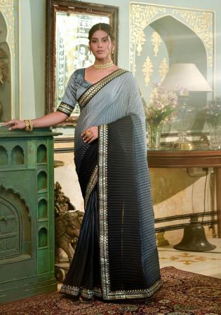 Picture of Splendid Crepe Black Saree