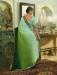 Picture of Shapely Crepe Dark Sea Green Saree