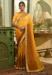 Picture of Shapely Crepe Golden Rod Saree