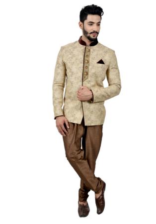 Picture of Ravishing Cotton Tan Indo Western