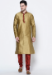 Picture of Fascinating Silk Dark Khaki Kurtas