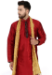 Picture of Excellent Silk Fire Brick Kurtas