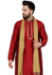 Picture of Well Formed Silk Fire Brick Kurtas