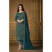 Picture of Silk Midnight Blue Straight Cut Salwar Kameez