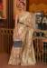 Picture of Marvelous Linen Pale Golden Rod Saree