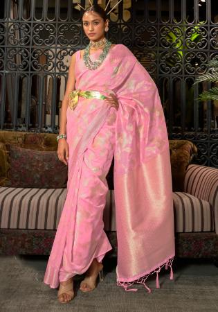 Picture of Ravishing Silk Rosy Brown Saree