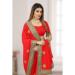 Picture of Lovely Georgette Crimson Saree