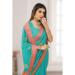 Picture of Ideal Georgette Light Sea Green Saree