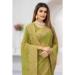 Picture of Resplendent Georgette Dark Khaki Saree