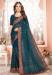 Picture of Elegant Georgette Midnight Blue Saree