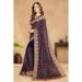 Picture of Pretty Georgette Midnight Blue Saree