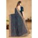 Picture of Marvelous Georgette Midnight Blue Saree