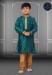 Picture of Taking Silk Dark Slate Grey Kids Kurta Pyjama