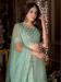 Picture of Pleasing Net Dark Sea Green Lehenga Choli