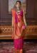 Picture of Delightful Silk Indian Red Saree