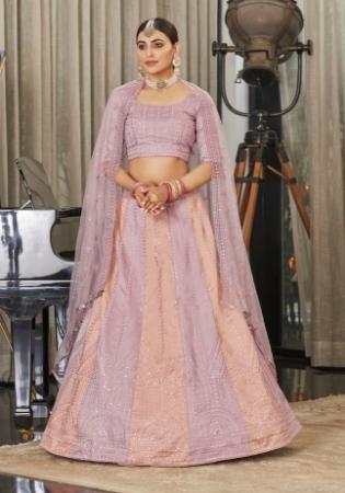 Picture of Ideal Georgette Rosy Brown Lehenga Choli