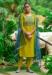 Picture of Cotton Dark Golden Rod Readymade Salwar Kameez