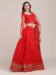 Picture of Splendid Net Crimson Lehenga Choli