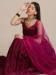 Picture of Marvelous Silk Medium Violet Red Lehenga Choli