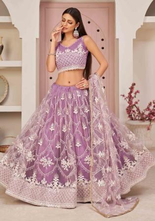 Picture of Superb Cotton Rosy Brown Lehenga Choli