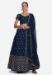 Picture of Exquisite Silk Midnight Blue Lehenga Choli