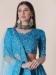 Picture of Pretty Silk Cadet Blue Lehenga Choli