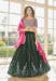 Picture of Stunning Georgette Dark Slate Grey Lehenga Choli