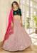 Picture of Stunning Georgette Deep Pink Lehenga Choli