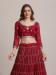 Picture of Superb Silk Maroon Lehenga Choli