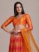 Picture of Appealing Net & Silk Chocolate Lehenga Choli