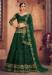 Picture of Marvelous Net Dark Green Lehenga Choli