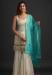 Picture of Charming Georgette White Straight Cut Salwar Kameez