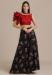 Picture of Fine Crepe Black Lehenga Choli