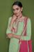 Picture of Georgette Dark Sea Green Straight Cut Salwar Kameez