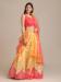 Picture of Classy Net & Silk Dark Salmon Lehenga Choli